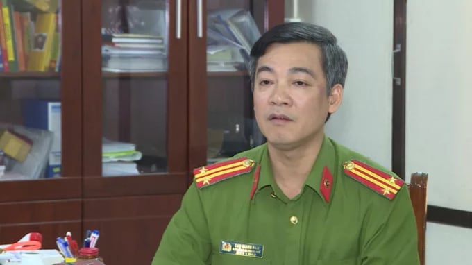 Trung tá Cao Giang Nam. Ảnh: BTB.