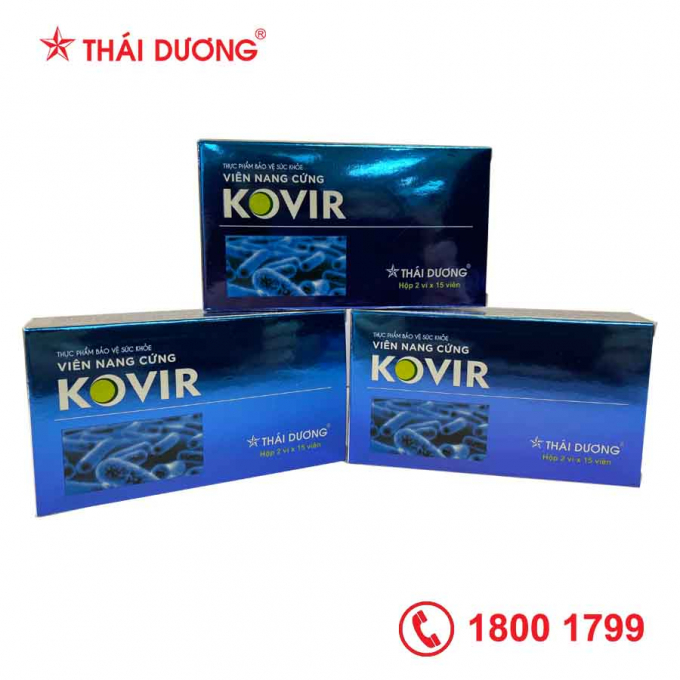 kovir-144152_792.jpg Sản phẩm Kovir từng bị Cục An toàn thực phẩm, Bộ Y tế cảnh báo gây hiểu lầm, nhưng sau văn bản do ông Nguyễn Thế Thịnh ký 'hỗ trợ điều trị Covid-19' đã tăng giá hàng triệu đồng. Ảnh: Sao Thái Dương.