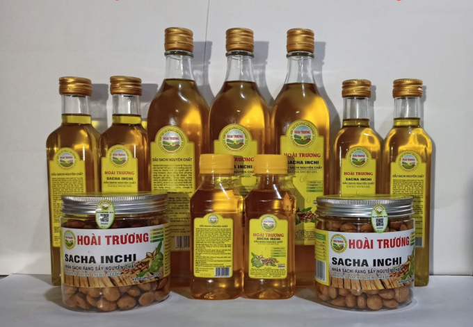 Các sản phẩm của hợp tác xã Hoài Trương tham gia chương trình OCOP.