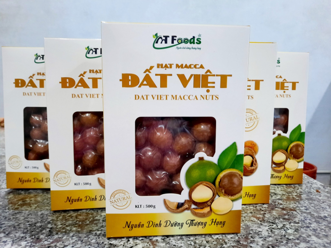 Sản phẩm hạt mắc ca Đất Việt được đánh giá đạt tiểu chuẩn OCOP.