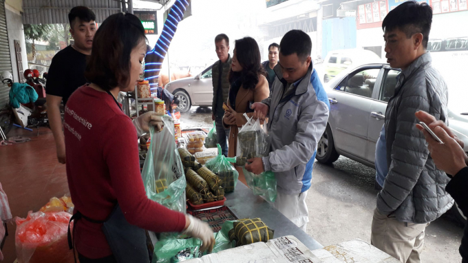 Bánh chưng Bờ Đậu là sản phẩm OCOP chủ lực của huyện Phú Lương. Ảnh: Kiều Hải.