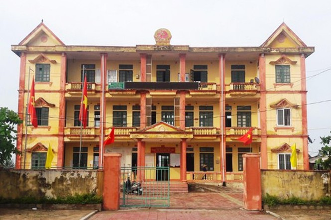 cam-nhuong-0806_20200415_15.jpg Trụ sở UBND xã Cẩm Nhượng. Ảnh: Gia Hưng.