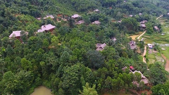 22370483goc-ban-cua-nguoi-thai00-2-223704.jpg Một bản người Thái ở xã Trí Nang.