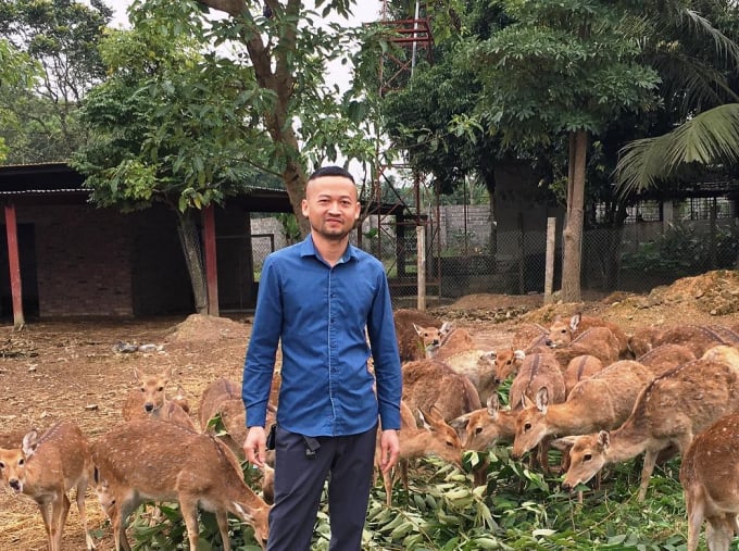 Đam mê đã đưa anh Phạm Văn Kiên trở thành ông chủ trang trại.