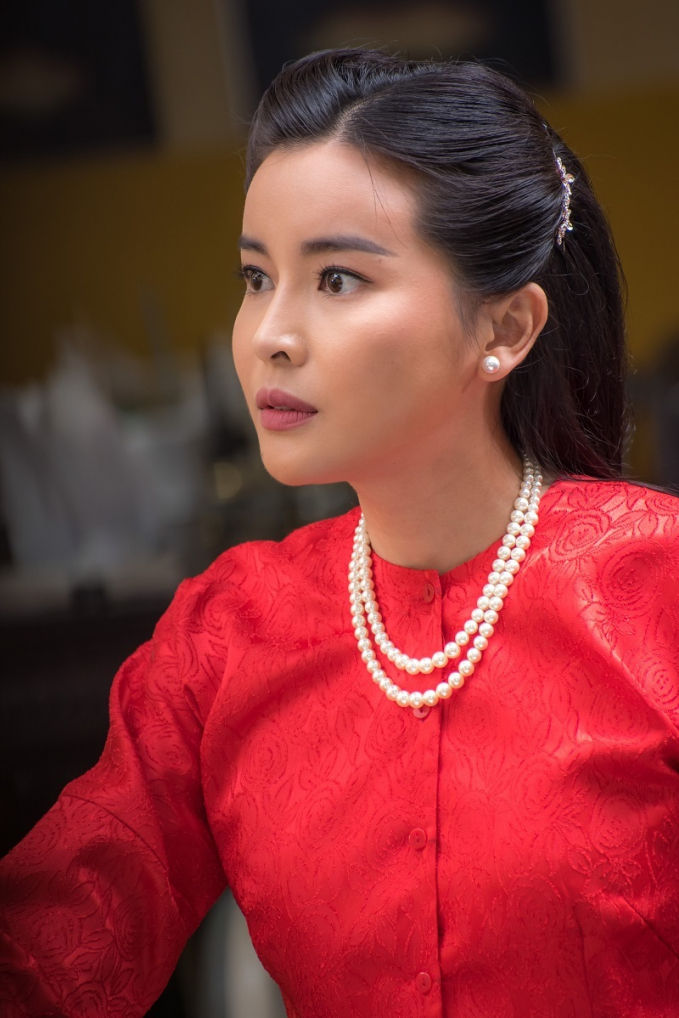 Diễn viên Cao Thái Hà trong bộ phim 'Tiếng sét trong mưa'.