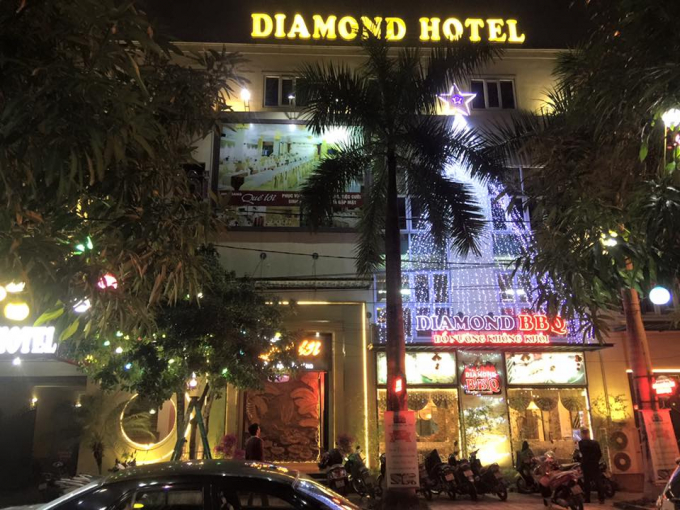 Bà Nguyễn Thị L. A. hiện đang là chủ Khách sạn Kim Cương (Diamond Hotel, số 373 Trần Nhân Tông, phường Đề Thám, TP Thái Bình). Ảnh: ST.