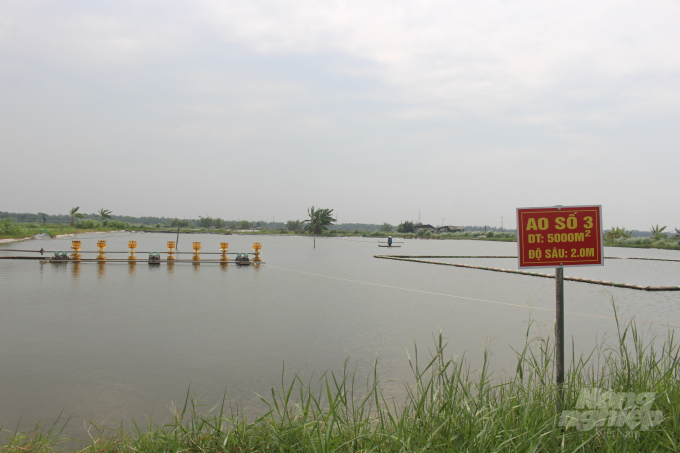 watermark_anh-4-2121_20201019_634.jpg Các ao đều được gắn số, có thông tin rõ ràng về diện tích, độ sâu ao. Ảnh: Mai Chiến.