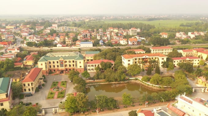 Sau hơn 9 năm triển khai thực hiện Chương trình xây dựng NTM, huyện Kim Động đã đạt được những kết quả nổi bật, diện mạo nông thôn có nhiều đổi thay. Ảnh: TL