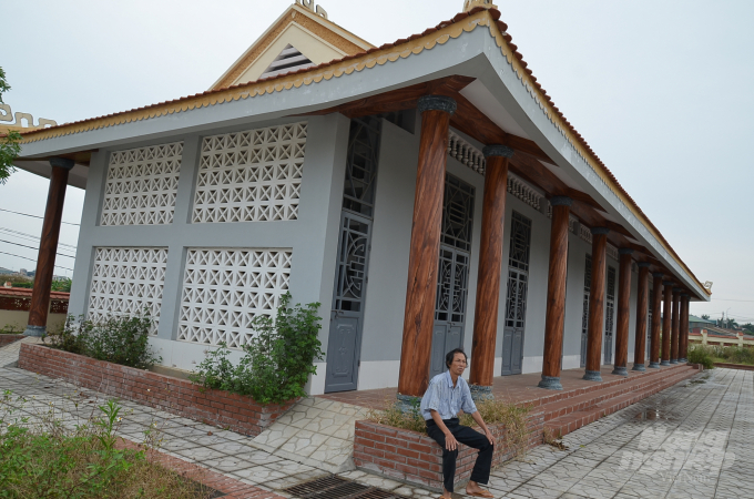watermark_dsc_0901-2309_20201121_487.jpg Nhà để tro cốt mới khánh thành của xã Liên Hà. Ảnh: Dương Đình Tường.
