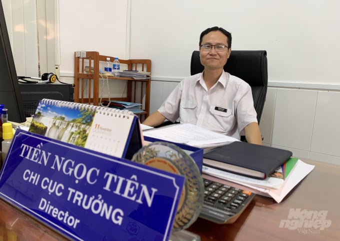 watermark_ong-tien-ngoc-tien--chi-cuc-truong-chi-cuc-thu-y-vung-vii--anh-hd-1358_20201201_499.jpg Ông Tiền Ngọc Tiên - Chi cục trưởng Chi Cục Thú y vùng VII. Ảnh: HĐ