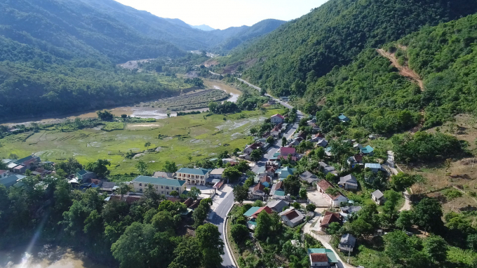Một góc xã NTM Hữu Kiệm.