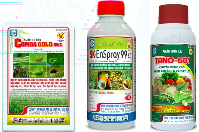 anh-chup-man-hinh-2021-03-18-luc-105755-1115_20210318_456.jpeg Một số thuốc phổ biến và có hiệu lực đối với các loại sâu chích hút. Ảnh: TL.