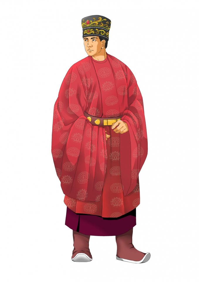 1-le-long-dinh-2141_20210328_266.jpg Tạo hình nhân vật Lê Long Đĩnh trong bộ phim 'Huyết rồng'.