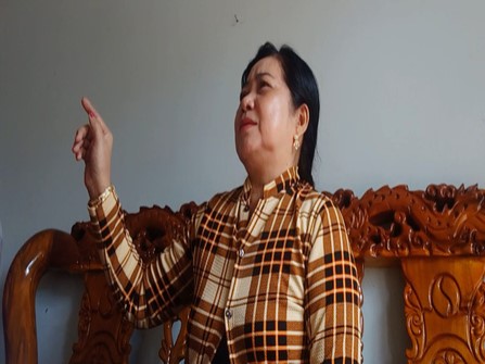 5-1141_20210415_691.jpg Chân dung bà Hường tại cơ quan chức năng. Ảnh: Tư liệu.