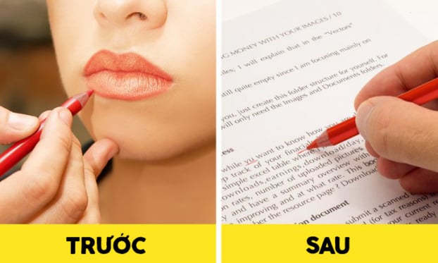 Có thể dùng chì kẻ mắt và môi hết hạn để thay thế bút chì màu