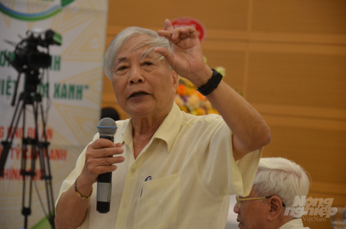GS.TS Nguyễn Quang Thạch. Ảnh: Dương Đình Tường.
