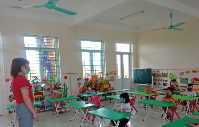 Học sinh các cấp ở Hà Nam được nghỉ học đến hết ngày 9/5 để đảm bảo cho công tác phòng, chống dịch Covid-19. Ảnh: AL.
