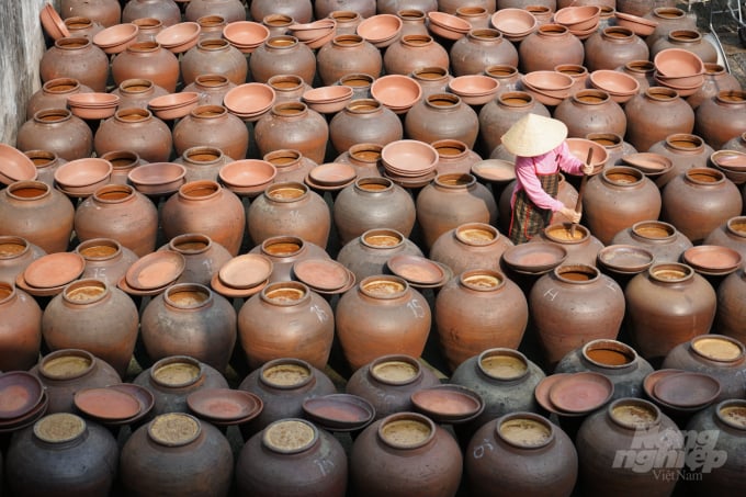 Nghề làng tương Bần, Phường Bần Yên Nhân (Thị xã Mỹ Hào, Hưng Yên). Ảnh: Hoàng Dân.