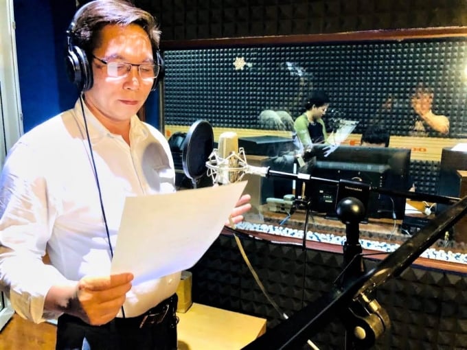 1-1019_20210622_805.jpg Nhà báo Trọng Ninh với tâm huyết nghề nghiệp sáng tác 'Khúc ca người làm báo'. Ảnh: MV.