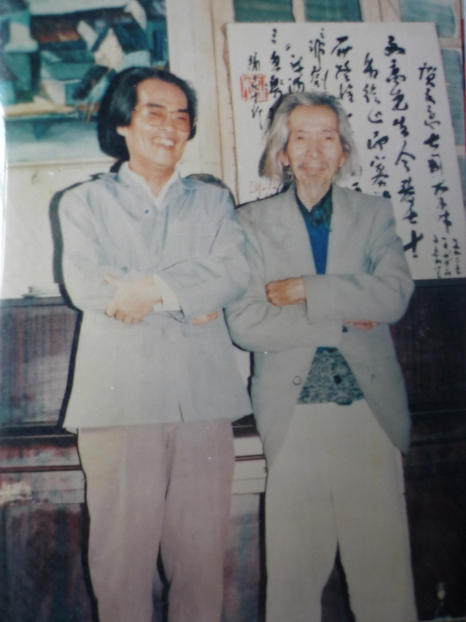 15451269son-tung---van-cao-154512.jpg Nhà văn Sơn Tùng và nhạc sĩ Văn Cao. Ảnh: Tư liệu.