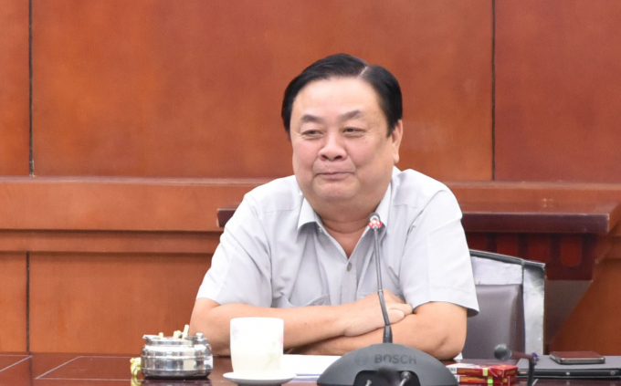 Bộ trưởng Bộ NN-PTNT Lê Minh Hoan. Ảnh: Minh Phúc.