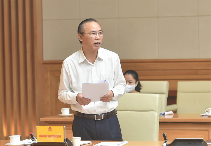 Deputy Minister Phung Duc Tien spoke at the Conference. Photo: Duc Tuan.