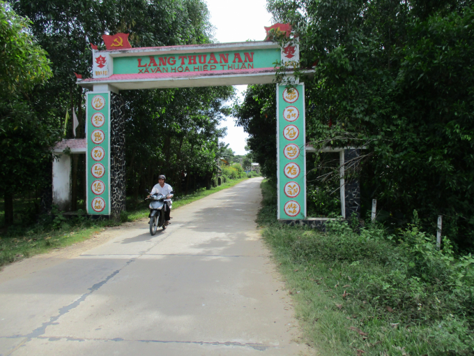 Hệ thống giao thông nông thôn ở huyện Hiệp Đức.  Ảnh: CTV.