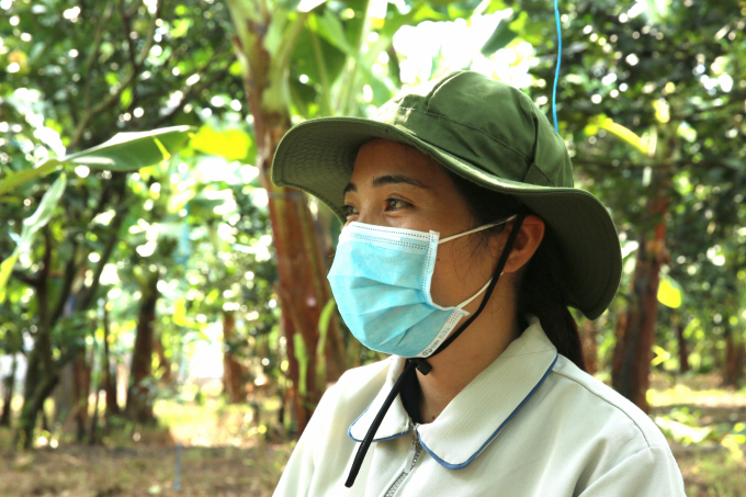 Chị Nguyễn Thị Trinh: 'Unifarm là một tập thể mạnh'. Ảnh: Phúc Lập.