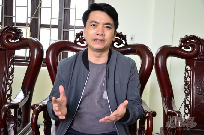 Anh Nguyễn Hoàng Dương - Giám đốc Trung tâm Khuyến nông tỉnh Vĩnh Phúc. Ảnh: Dương Đình Tường.