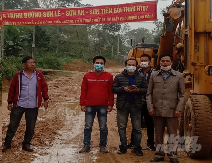 Dự án của Tổng Công ty 36 đang bị đòi nợ liên tục. Ảnh: Thanh Nga.