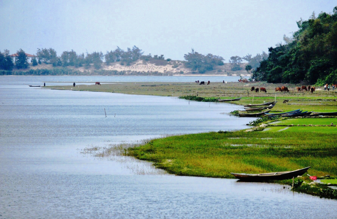 z3367723655347_8df72810ed954ff640dcea5e5f637d37-2128_20220425_856.jpg Đầm An Khê là đầm nước lớn nhất ở tỉnh Quảng Ngãi. Ảnh: N.H.