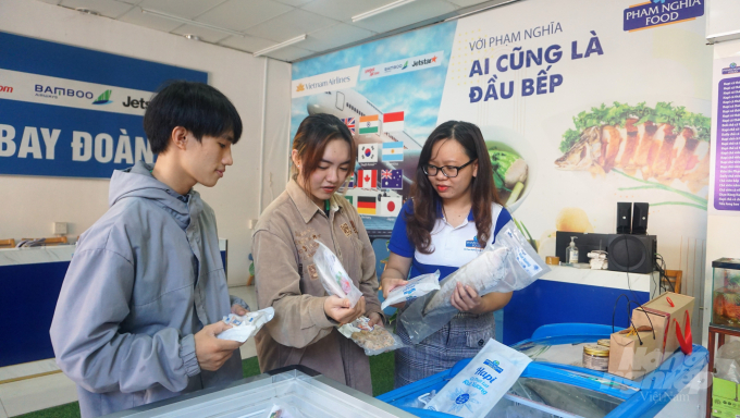 Sản phẩm giá trị gia tăng của Pham Nghia Food. Ảnh: Ngọc Bích.