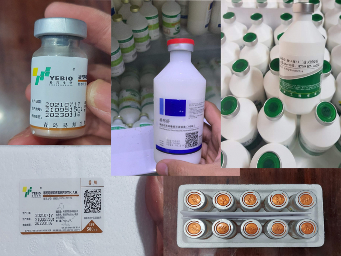 tran-lan-vacxin-thuoc-thu-y-lau-bai-1-mua-vacxin-tau-de-nhu-mua-rau-1108_20220522_481.jpg Rất nhiều loại vacxin phòng bệnh trên vật nuôi nhập lậu qua biên giới được phóng viên thu thập được trong quá trình thâm nhập thực tế. Ảnh: Minh Phúc.