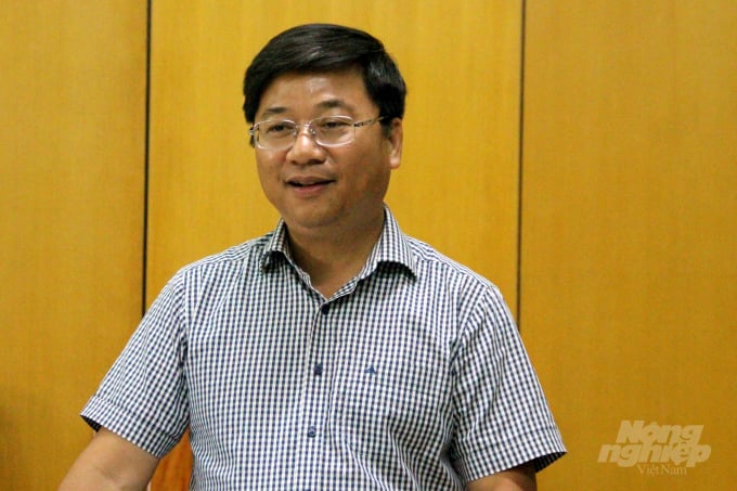 Ông Hồ Xuân Hiếu, Chủ tịch HĐQT Công ty Cổ phần Tổng Công ty Thương mại Quảng Trị, người nghĩ khác, làm khác khi bước vào lĩnh vực nông nghiệp hữu cơ. Ảnh: Võ Dũng.
