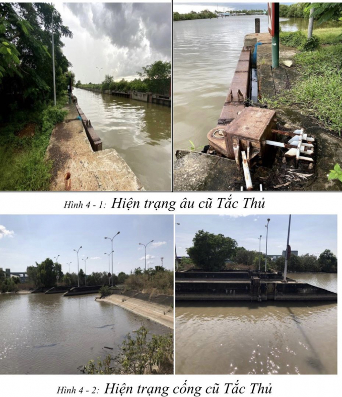 z3546084004197_ba3a6a76b21e8cde0ecc518b61e93353-1407_20220706_158.jpg Hiện trạng cống âu thuyền Tắc Thủ. Ảnh: Trọng Linh.
