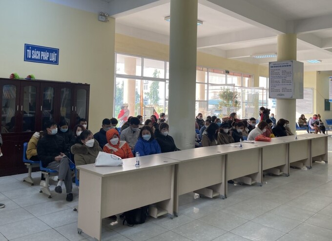 Sau Tết Nguyên đán, Trung tâm Dịch vụ việc làm tỉnh Vĩnh Phúc đã tiếp nhận 10 đơn đặt hàng của các doanh nghiệp với nhu cầu tuyển dụng gần 2.000 vị trí việc làm.