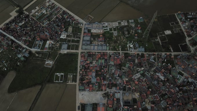 Không ảnh nghĩa trang Bắc Lạng nhìn từ trên cao. Ảnh: Dương Đình Tường.