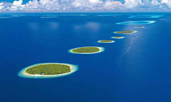 Maldives có nguy cơ ngập lụt. Ảnh: Sakis Papadopoulos / Getty