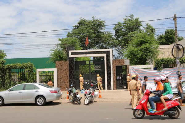 Căn biệt thự - nơi hung thủ Dương gây án – cũng là nơi công an bắt giữ nghi phạm Dương.