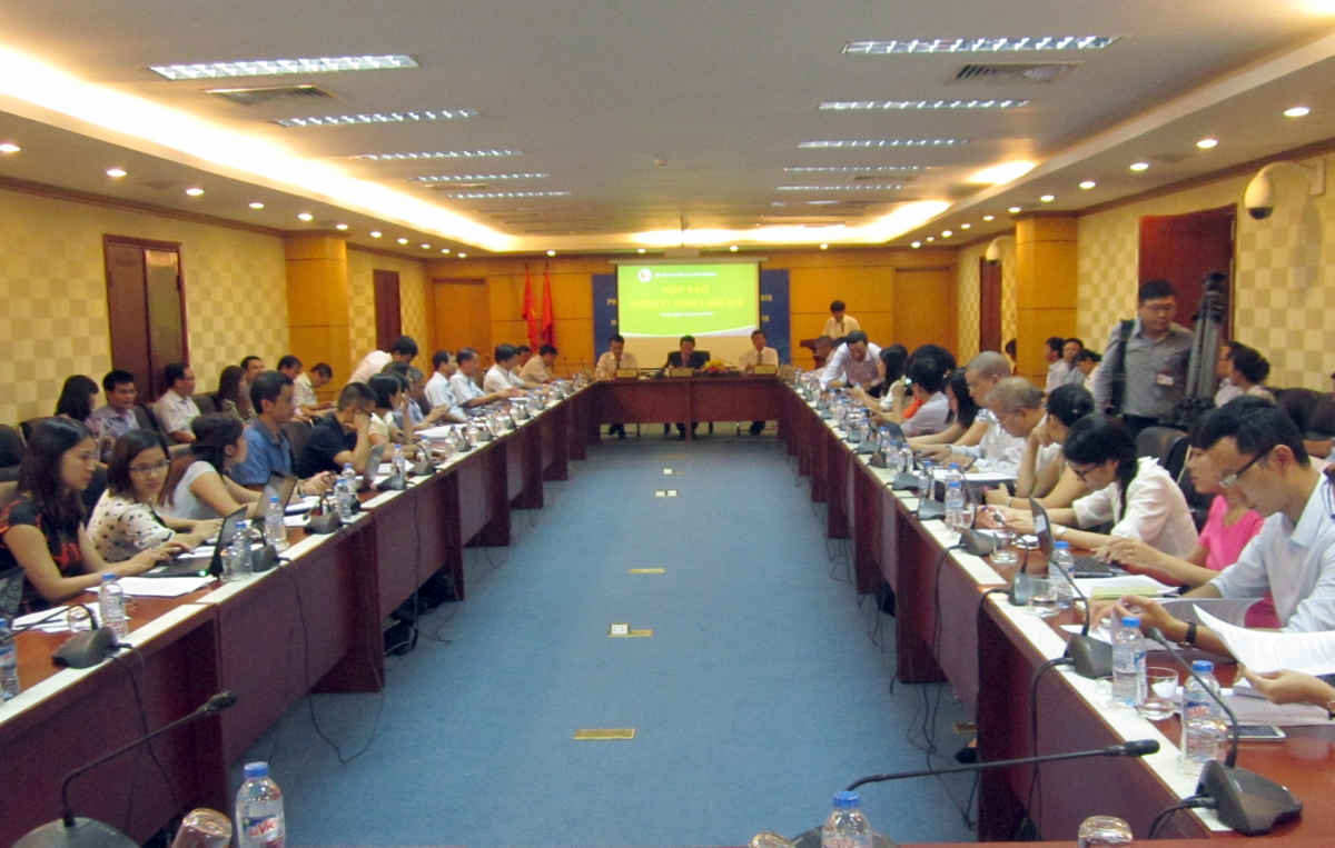 Toàn cảnh buổi họp báo Thường kỳ tháng 8/2015 của Bộ TN&MT