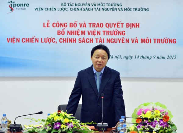 Thứ trưởng Bộ TN&MT phát biểu tại buổi lễ