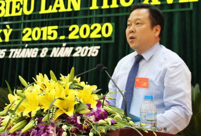Ông Nguyễn Hoàng Anh tái đắc cử Bí thư Tỉnh ủy Cao Bằng nhiệm kỳ 2015-2020