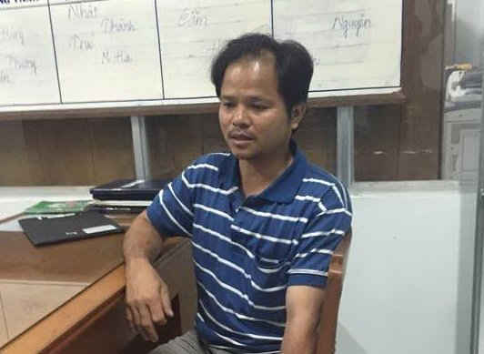 Võ Văn Minh thời điểm bị bắt  - Ảnh: B.H 