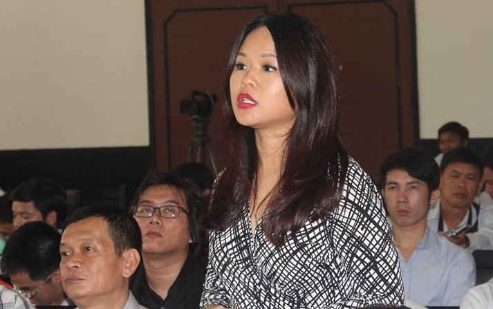 Đại diện Công ty Tân Hiệp Phát tại tòa