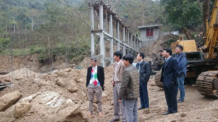 Đoàn công tác do Thứ trưởng Bộ TN&MT Chu Phạm Ngọc Hiển dẫn đầu kiểm tra công trình giám sát tài nguyên nước Tả Gia Khâu