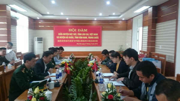 Quang cảnh buổi hội đàm