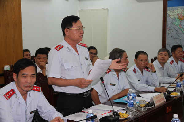 Phó Cục trưởng Cục III Nghiêm Sỹ Minh công bố Quyết định thanh tra số 492. 
