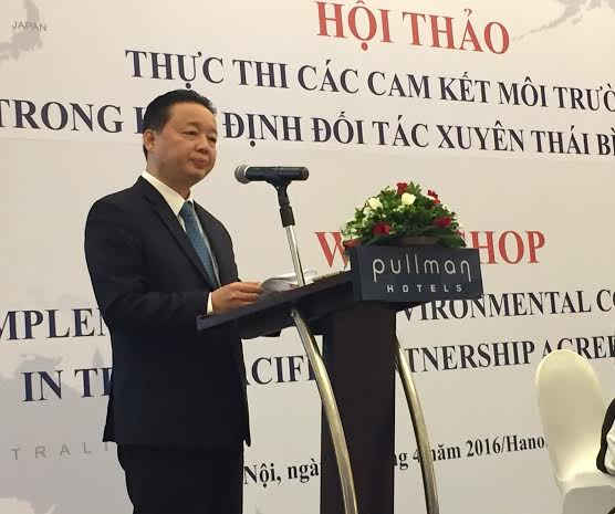 Thứ trưởng Trần Hồng Hà phát biểu tại hội thảo