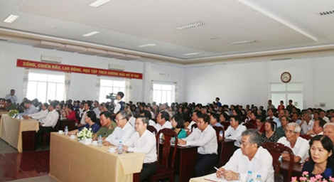 Toàn cảnh cuộc gặp gỡ, tiếp xúc cử tri.