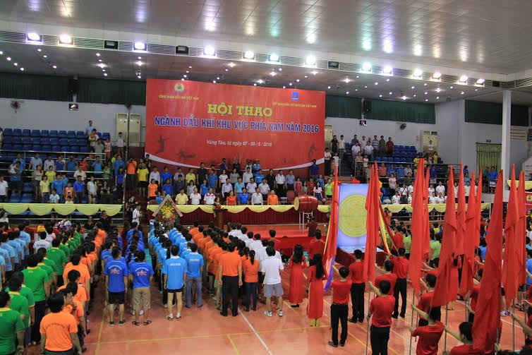 Khai mạc Hội thao 2016 tại Bà Rịa - Vũng Tàu